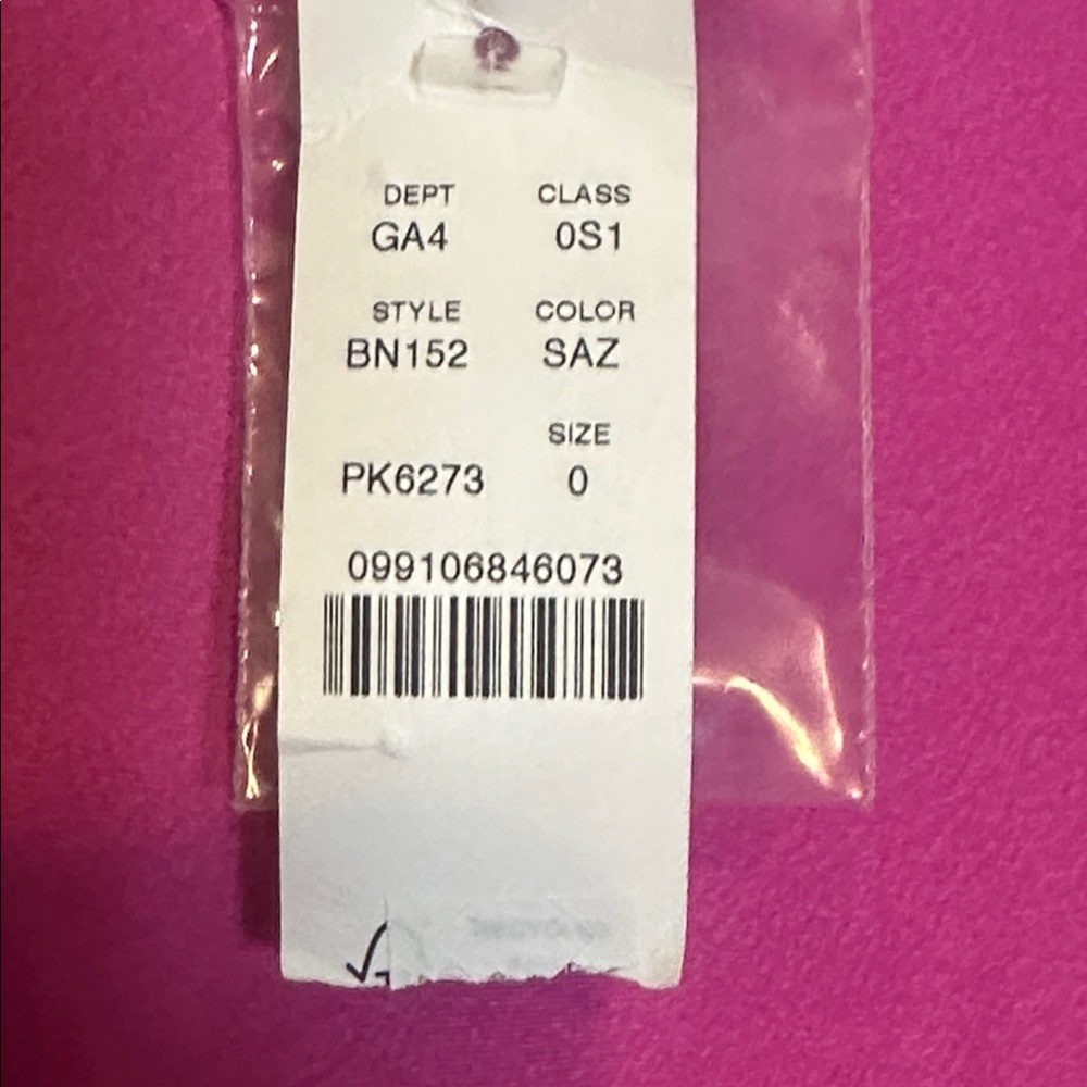 J Crew Winter Garden Dress Pink Size 0 NWT - Picture 6 of 8